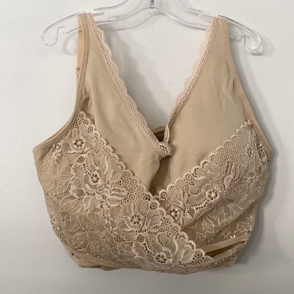 CaraMia Supportive Lace  Bra 2X